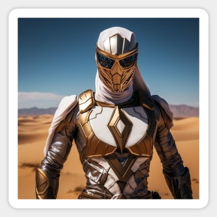 Space Soldier in Desert 2 Sticker